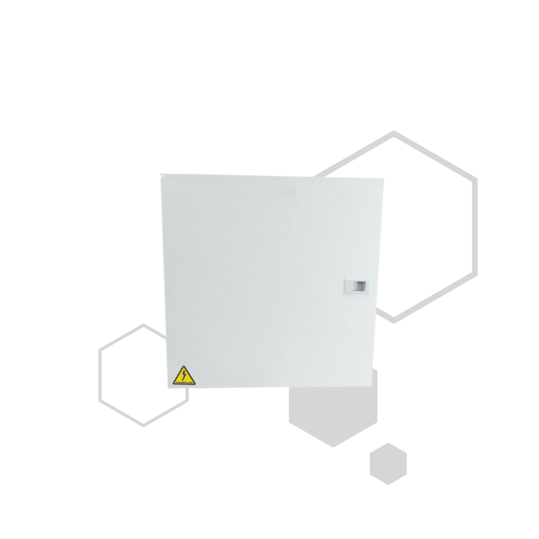 CAJA DE PASO METÁLICA CON CHAPA 60X60X20