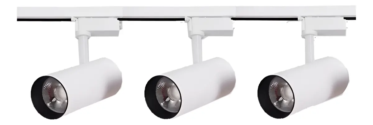 LAMPARA TIPO SPOT CON RIEL DE 1M X3 UND DE 10W
