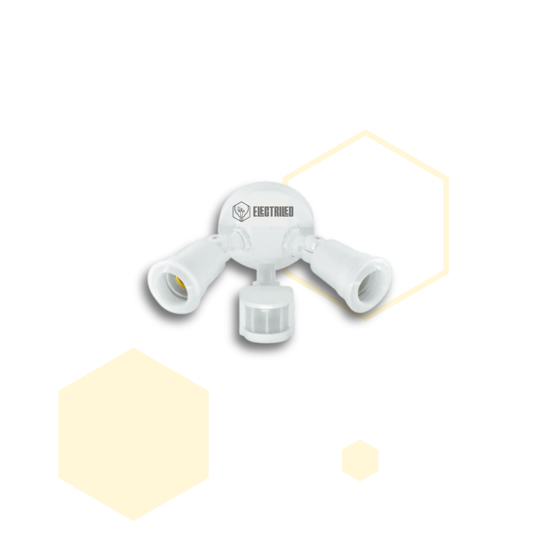 SENSOR DE MOVIMIENTO 180° DOBLE ROSETA
