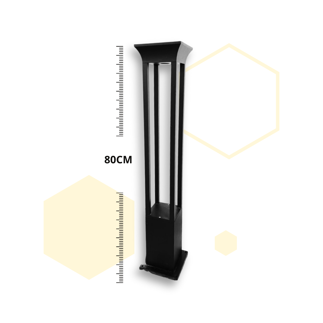 LÁMPARA LED SOLAR PARA JARDÍN 002 – 80 CM