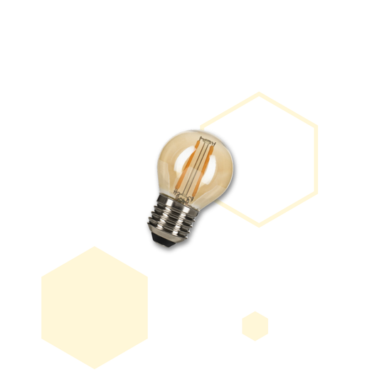 BOMBILLO LED G45 VINTAGE 4W E27