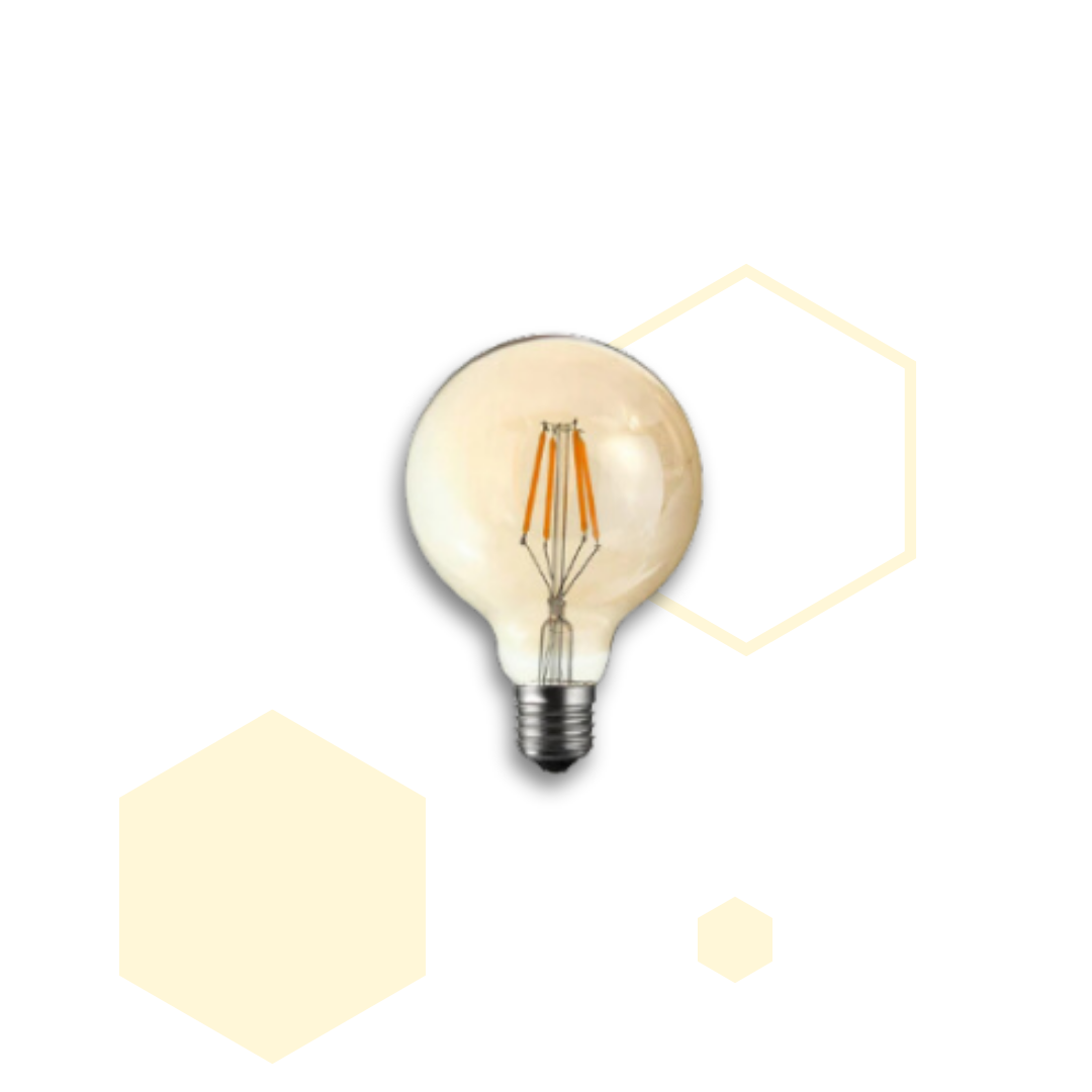 BOMBILLO LED VINTAGE G125 5W E27