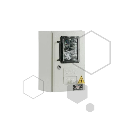 CAJA 1 MEDIDOR MONOFÁSICO CUADRADA ACERO
