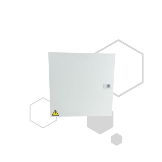 CAJA DE PASO METÁLICA CON CHAPA 60X60X20