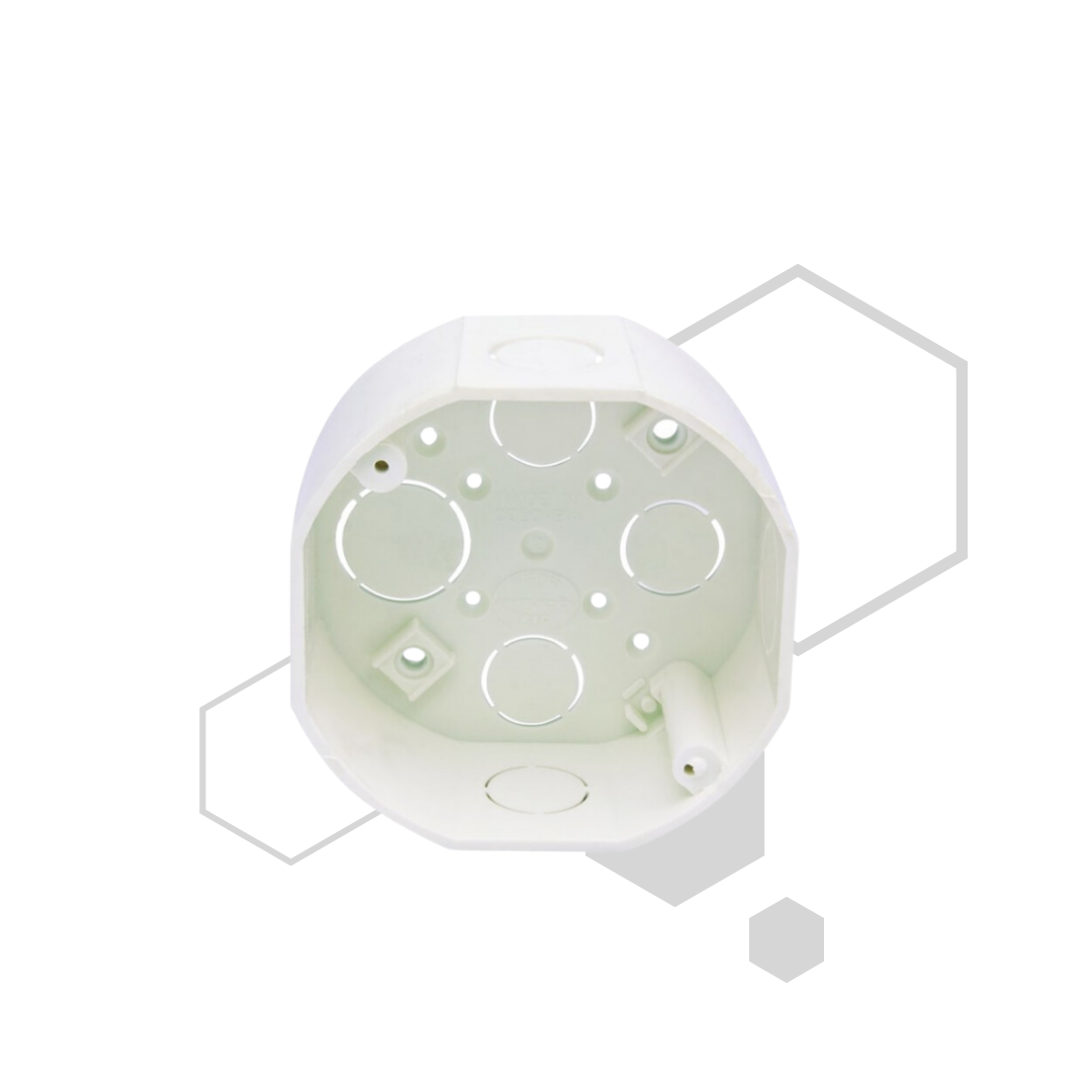 CAJA PVC OCTAGONAL