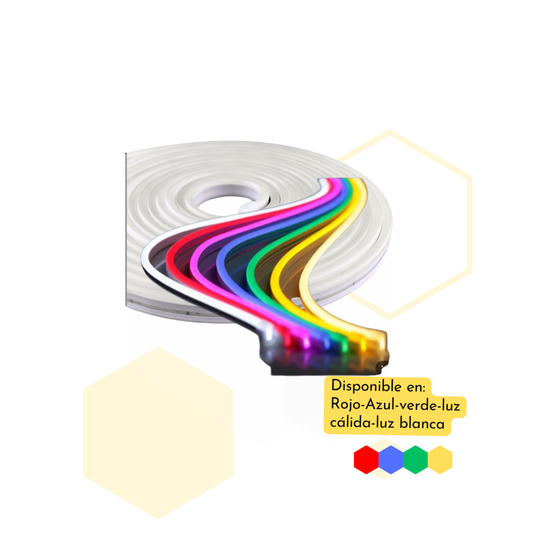 CINTA LED NEON FLEX X 5 METROS 12v