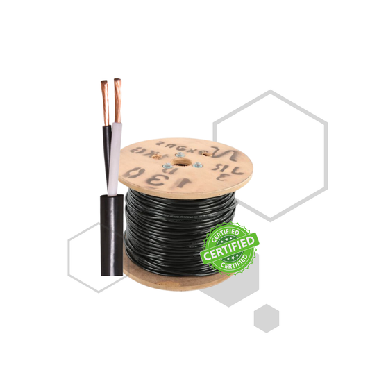 CABLE ENCAUCHETADO 2 LINEAS CERTIFICADO AWG 90°C 600V