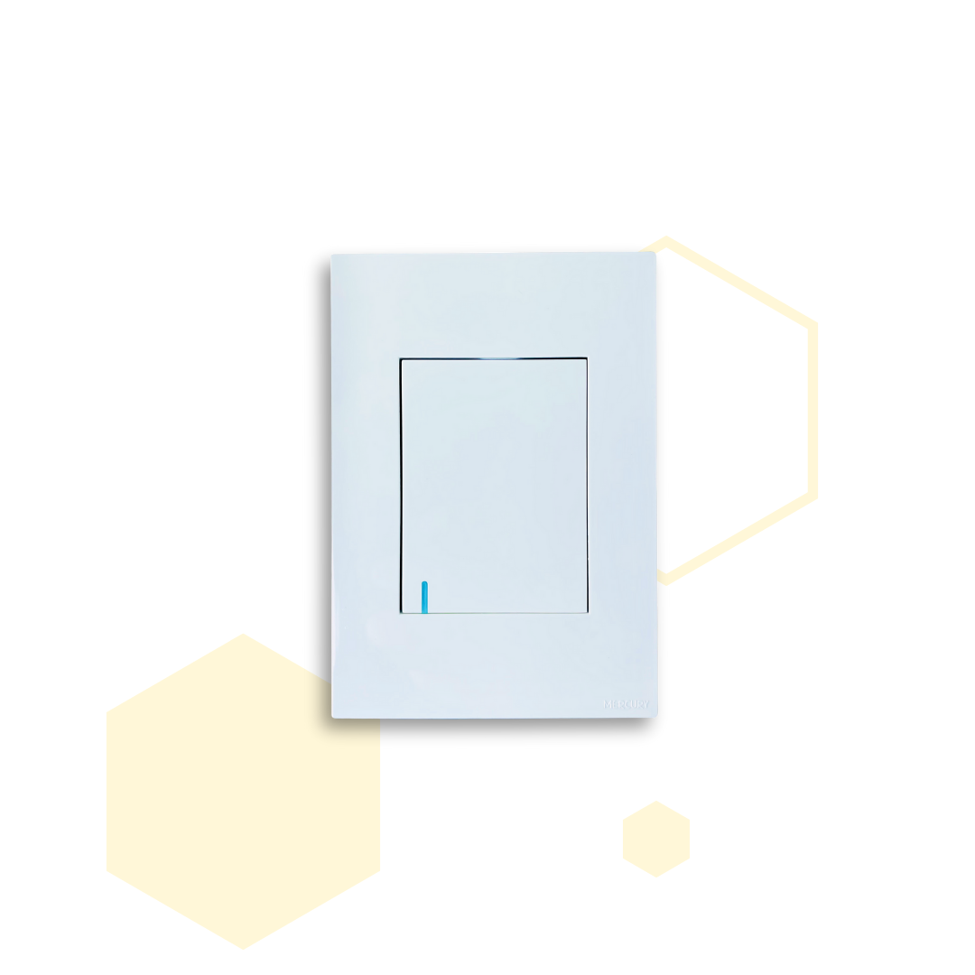 INTERRUPTOR SENCILLO CONMUTABLE LINEA LUXURY