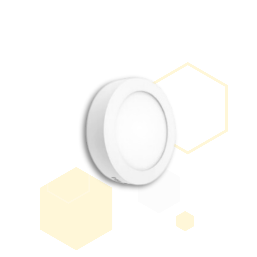 PANEL LED 18w  REDONDO SOBREPONER 18W