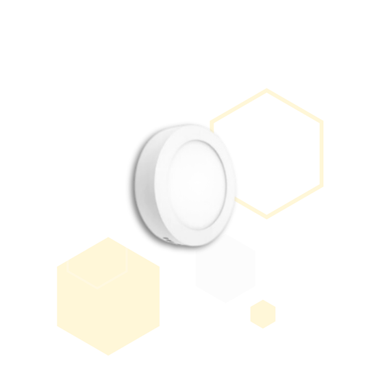 PANEL LED 6w REDONDO DE SOBREPONER
