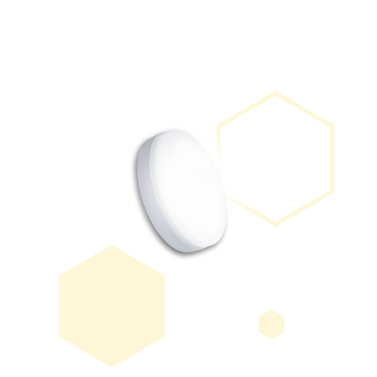PANEL LED redondo sobreponer tipo pastel 18W
