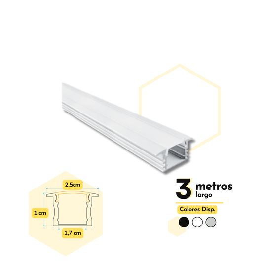 PERFILES LED INCRUSTAR 2414