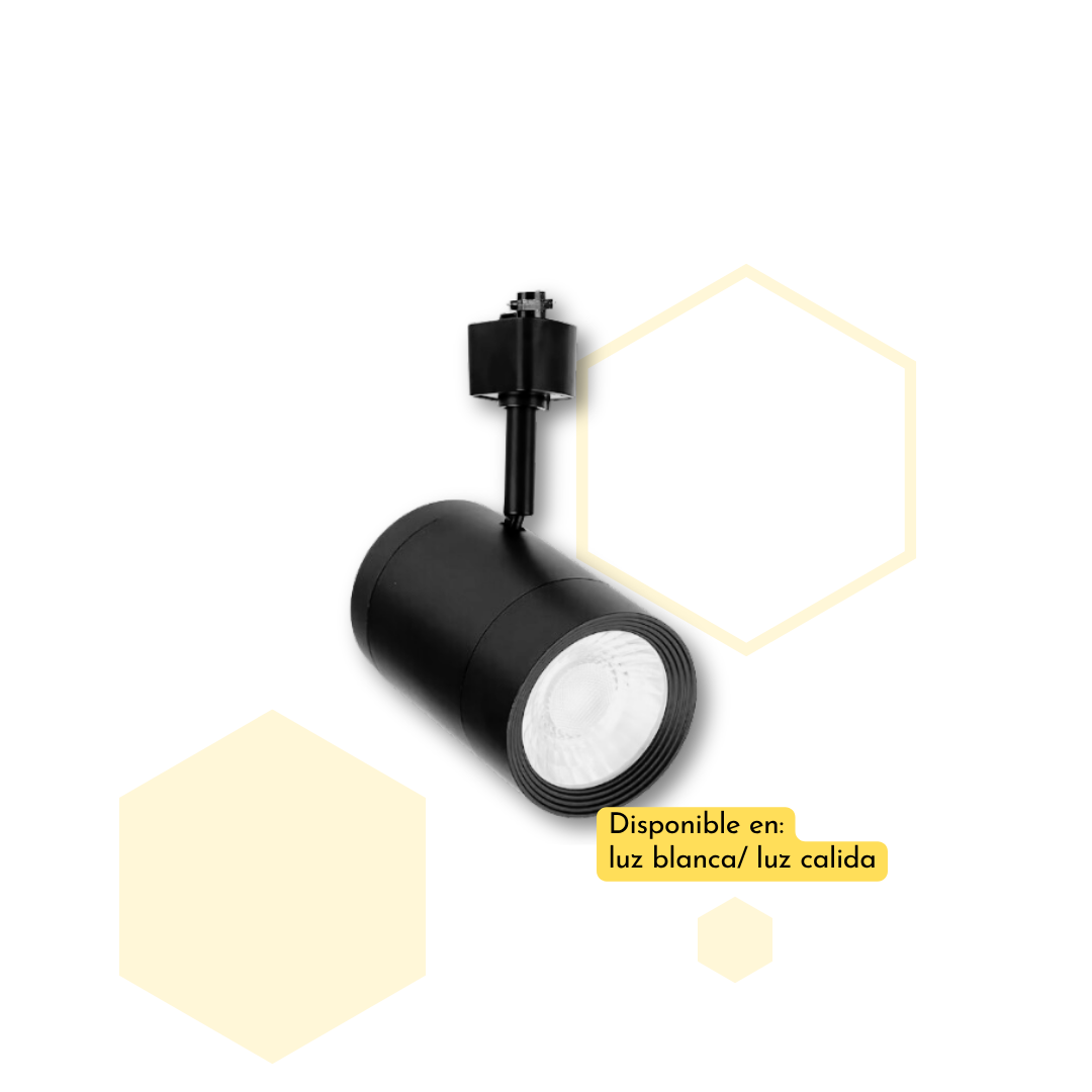 SPOT LED PARA RIEL NEGRO