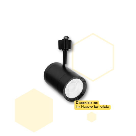 SPOT LED PARA RIEL NEGRO