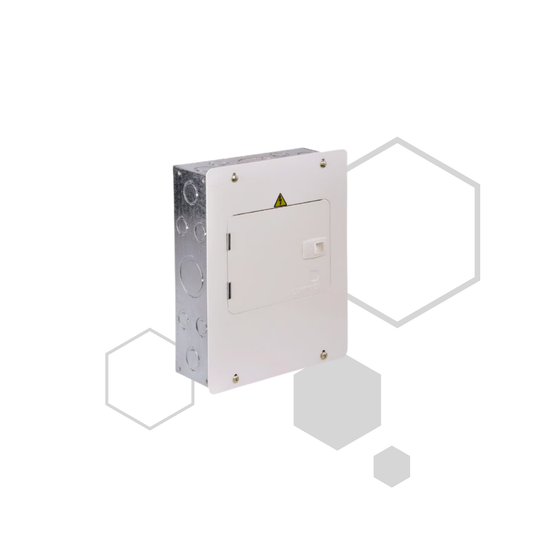 TABLERO 8 BIFÁSICO C/PUERTA