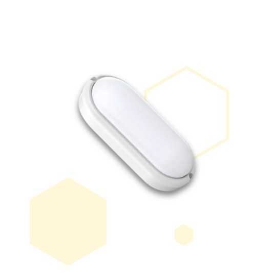 TORTUGA OVALADA DE 15W BLANCA 6500K