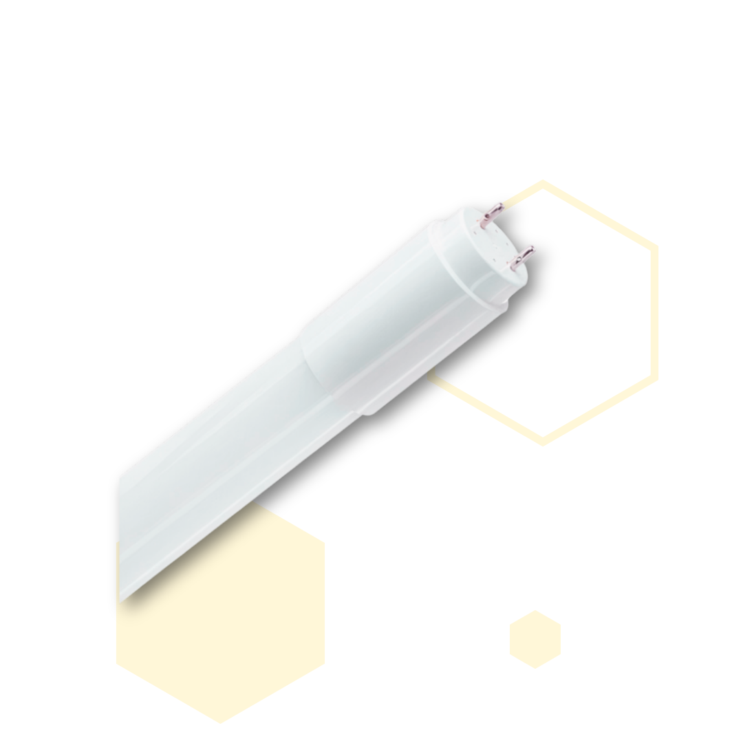 TUBO LED 18w T8 DE VIDRiO luz blanca